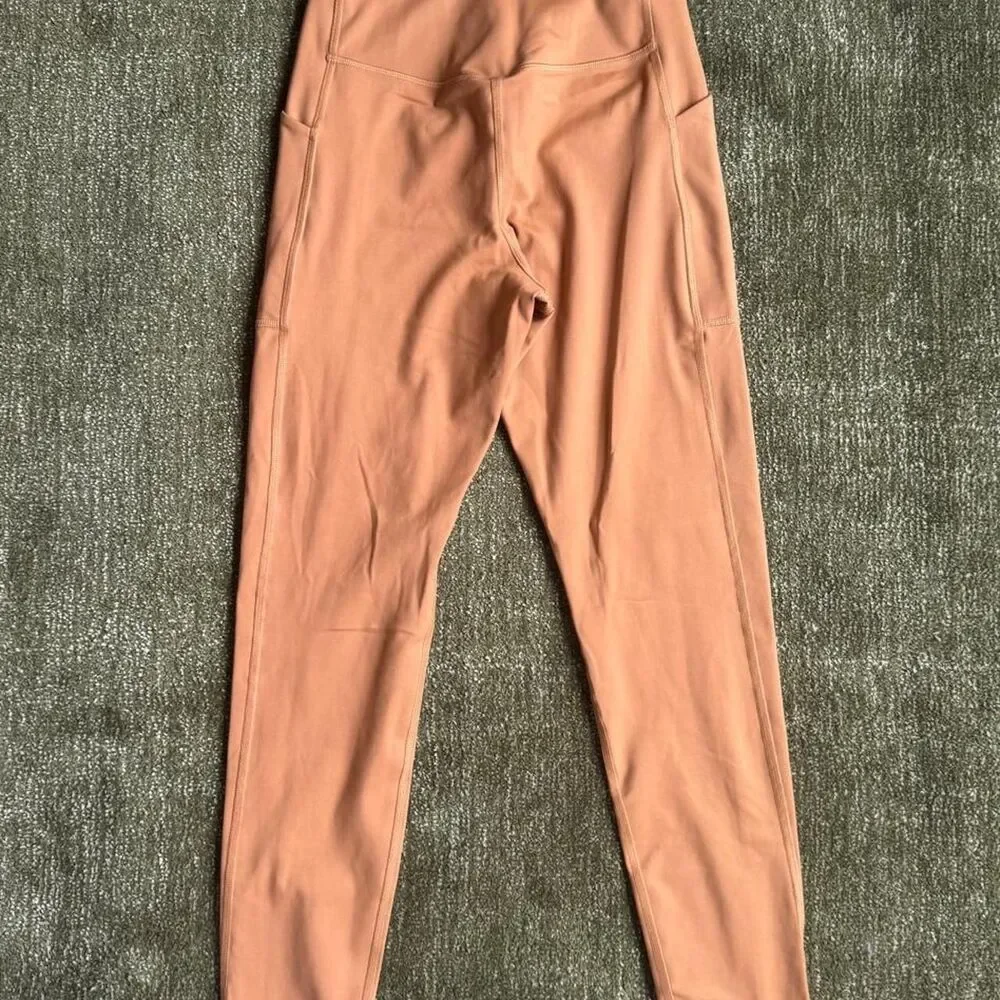Girlfriend-collective Women's Orange and Tan Leggings